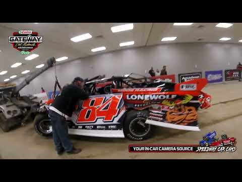 #84 Myles Moos at the Gateway Dirt Nationals 2024 Super Late Model - dirt track racing video image