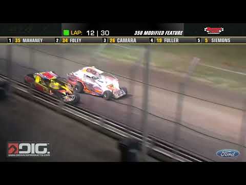 Airborne Park Speedway | Modified Feature Highlights | 8/14/25 - dirt track racing video image