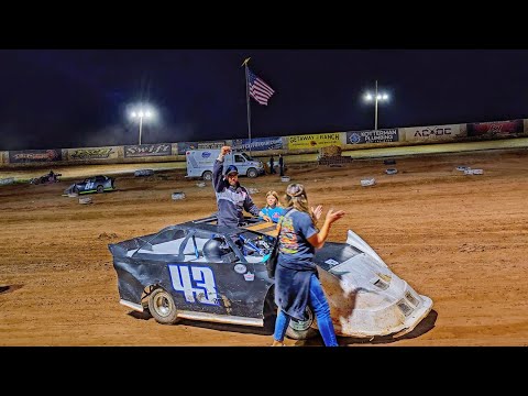 Dirt Mini Late Model Main At Deuce of Clubs Thunder Raceway September 14th 2024 - dirt track racing video image