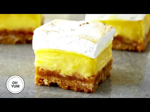 Lemon Meringue Squares | Oh Yum With Anna Olson - UCr_RedQch0OK-fSKy80C3iQ