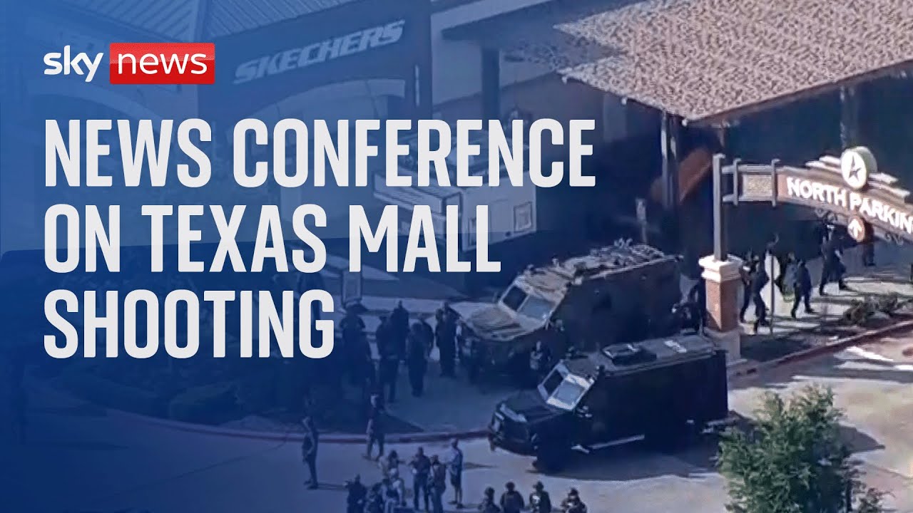 News conference on the shopping mall shooting in Texas