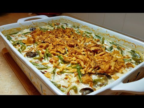 Green Bean Casserole Recipe (Mushroom Cream Sauce Recipe) - UCehYu6vFoOvu1MVPW24pUbQ