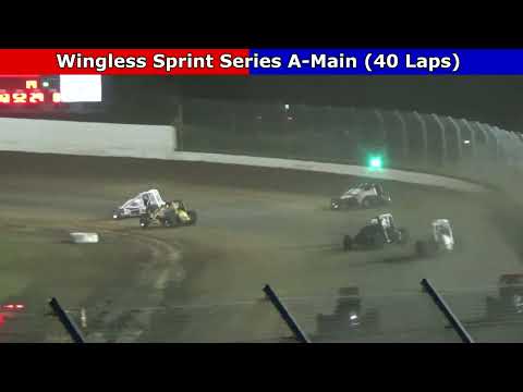 Grays Harbor Raceway, May 29, 2022, Wingless Sprint Series A-Main (40 Laps) - dirt track racing video image