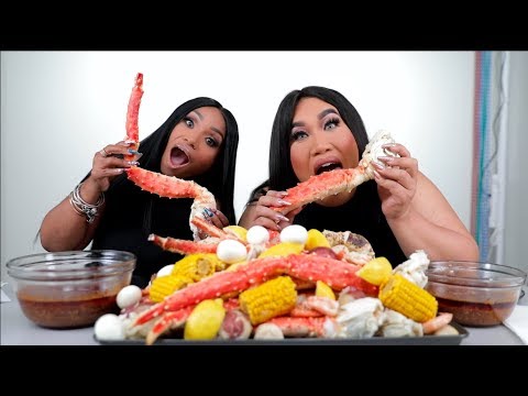 Seafood Boil Mukbang with BLOVESLIFE! | PatrickStarrr - UCDHQbU57NZilrhbuZNbQcRA