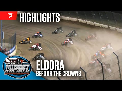 𝑯𝑰𝑮𝑯𝑳𝑰𝑮𝑯𝑻𝑺: USAC NOS Energy Drink National Midgets | Eldora Speedway | BeFour the Crowns | 9/20/2024 - dirt track racing video image