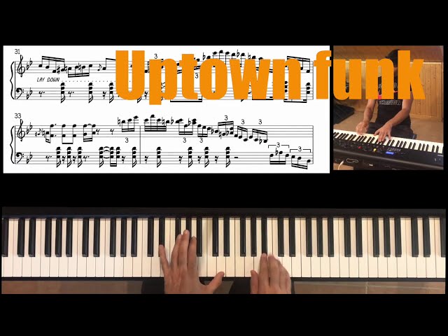 Can’t Stop The Feeling: Uptown Funk Piano Sheet Music