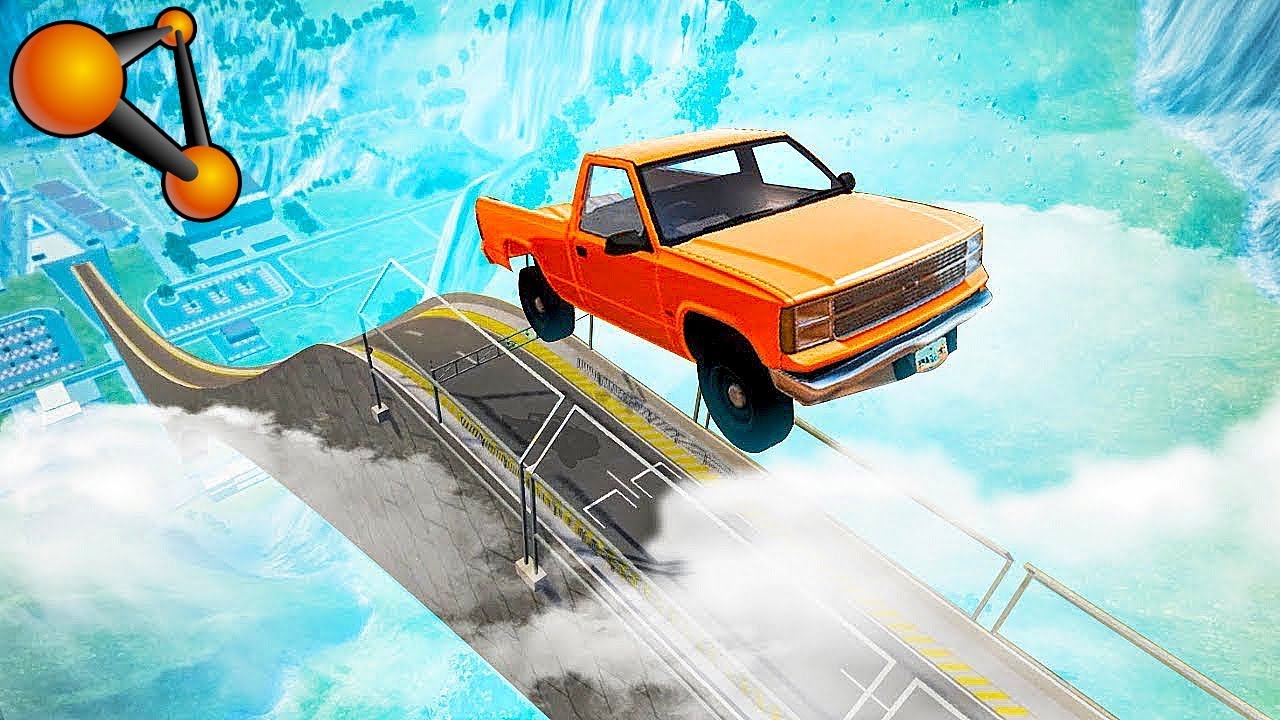 Карта с рампой в beamng drive