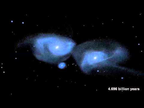 Milky Way and Andromeda Galaxies Collision Simulated | Video - UCVTomc35agH1SM6kCKzwW_g