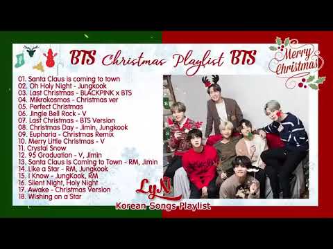 BTS Christmas Playlist 2023 🎄 BTS Songs For Christmas 방탄소년단 크리스마스 노래모음 🎵 chillcoffee shop music