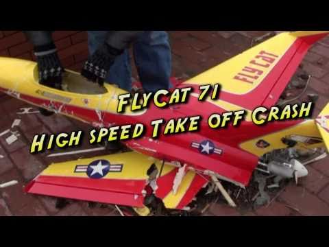 FlyCat 71 High Speed Take off Crash - UCsFctXdFnbeoKpLefdEloEQ