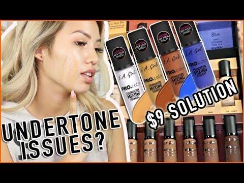 HOW TO GET YOUR PERFECT UNDERTONE | LA GIRL PRO COLOR MIXING PIGMENTS - UCyGcJGJ_k7AUJGDfExB5MfQ