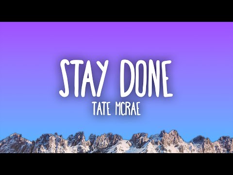 Tate McRae - stay done