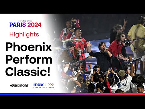 Rock Band Phoenix perform Lisztomania at the Paris Olympics Closing Ceremony 🔥 | #Paris2024