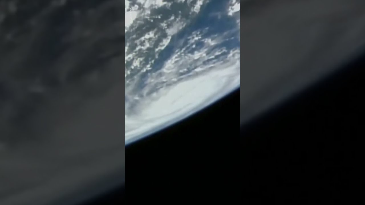 ISS shows stunning view of Hurricane Ian from space | USA TODAY #Shorts