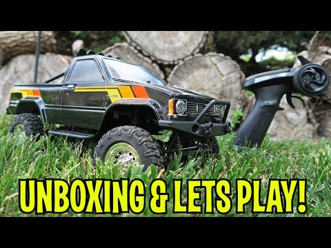 UNBOXING & LET'S PLAY! 1/12 TOYOTA HILUX TRUCK RC4WD - Thunder Tiger RC CAR BASH - FULL REVIEW! - UCkV78IABdS4zD1eVgUpCmaw