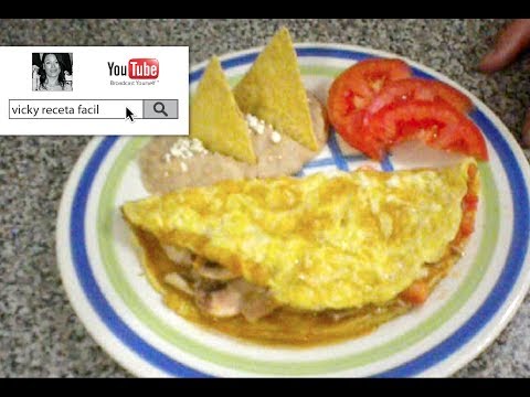 OMELETTE DE CHAMPIÑONES | Vicky Receta Facil - UCewhO42h_TIKZdntpI-v39g