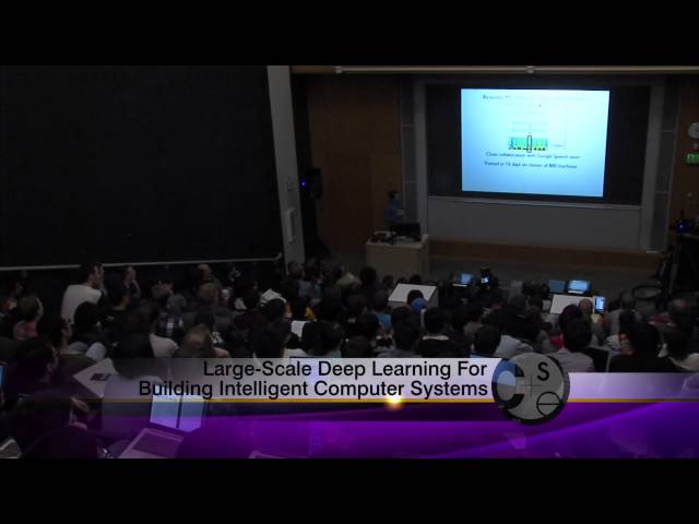 Large Scale Deep Learning for Building Intelligent Computer Systems