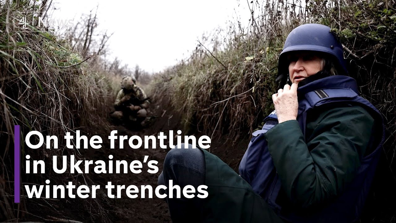 Dodging Russian bullets in Ukraine’s freezing trenches