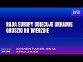 Komentarze dnia Strajku Rada Europy obiecuje Ukrainie gruszki na wierzbie