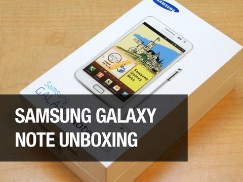 Samsung Galaxy Note Unboxing & 1st Look - UCR0AnNR7sViH3TWMJl5jyxw