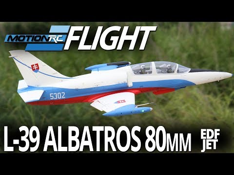 Freewing L-39 Albatros 80mm EDF Jet - Motion RC - Flight Review - UCubk5oFcnH0G47QJsj22fKw