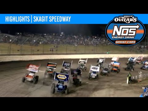 World of Outlaws NOS Energy Drink Sprint Cars, Skagit Speedway, September 2 2022 | HIGHLIGHTS - dirt track racing video image