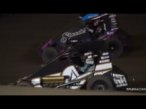HIGHLIGHTS: USAC NOS Energy Drink National Midgets | Merced Speedway | November 23, 2022 - dirt track racing video image