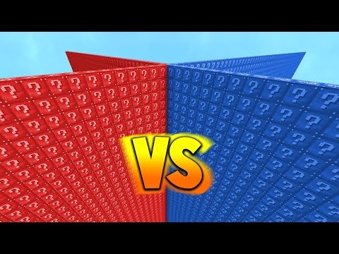 RED VS BLUE 2v2 LUCKY BLOCK WALLS! - Minecraft Mods - UC70Dib4MvFfT1tU6MqeyHpQ
