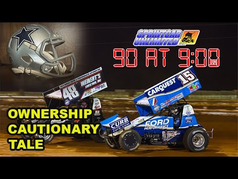 SprintCarUnlimited 90 at 9 for Tuesday, November 26th: What not to do as a Sprint Car owner - dirt track racing video image