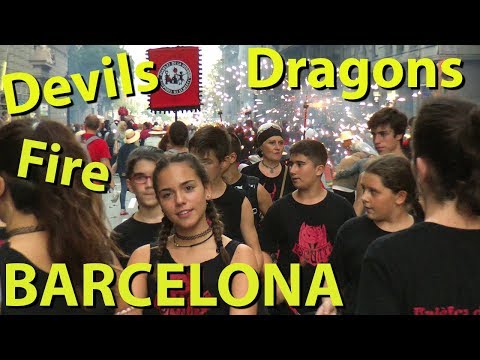 Barcelona Fire Run, Dragons and Devils, Correfoc at the Merce Festival - UCvW8JzztV3k3W8tohjSNRlw