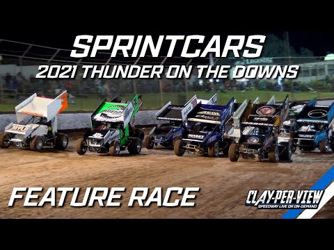 Sprintcars | Thunder on the Downs 2021 - Toowoomba - 18th Sept 2021 | ClayPerView Highlights - dirt track racing video image