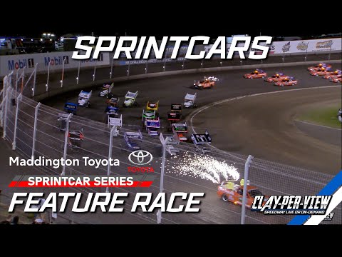 Sprintcars | Maddington Toyota Series - Perth Motorplex - 9th Mar 2024 | Clay-Per-View - dirt track racing video image