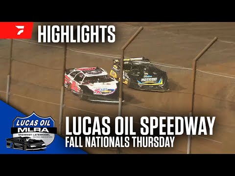 Fall Nationals Night #1 | MLRA Late Models at Lucas Oil Speedway 10/3/24 | Highlights - dirt track racing video image