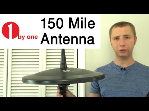 1byone 150 Mile Amplified Outdoor Omni Directional HD TV Antenna Review
