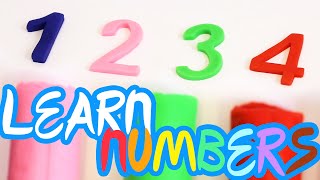 Learn Colors & Numbers with Play Doh 0+