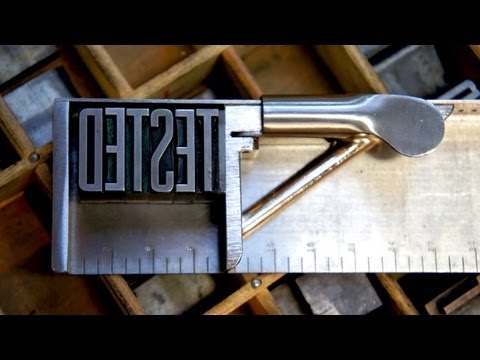 Tested Learns the Craft of Letterpress Printing - UCiDJtJKMICpb9B1qf7qjEOA