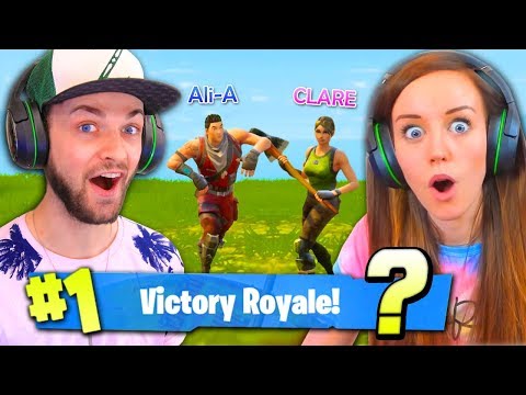 girlfriend saves the day 1 win again fortnite battle royale - ali a fortnite girlfriend