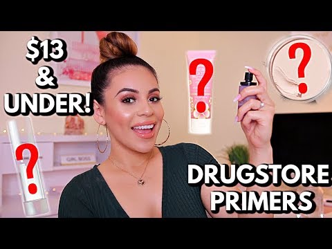 BEST DRUGSTORE PRIMERS FOR ALL SKIN TYPES & LONG LASTING MAKEUP! YOU NEED THESE | JuicyJas - UCqTR5f7YkGro3cPv23SqcqQ