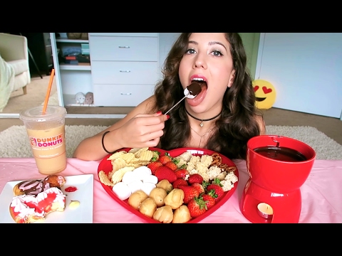 Dunkin Donuts and Chocolate Fondue MUKBANG! (Eating Show) - UC6D1enwNb6rEaI5bCs0UrfQ