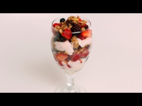 Homemade Berry Parfait Recipe - Laura Vitale - Laura in the Kitchen Episode 365 - UCNbngWUqL2eqRw12yAwcICg