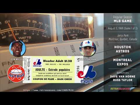 Houston Astros vs Montreal Expos - Joe Morgan - Radio Broadcast video clip