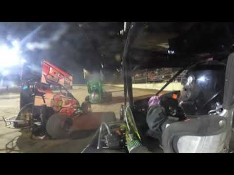 #56 Willy Utz - Jr Sprint - 9-8-2023 Sweet Springs Motorsports Complex - In Car Camera - dirt track racing video image