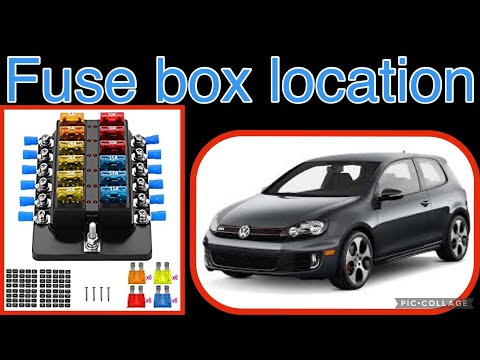 Where are the fuses located in the Volkswagen Golf 6? - Volkswagen Golf ...