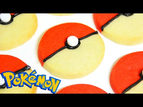 POKEMON POKEBALL COOKIES - NERDY NUMMIES - UCjwmbv6NE4mOh8Z8VhPUx1Q