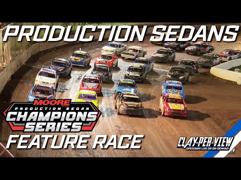Production Sedans | Champions Series - Toowoomba - 13th Jan 2024 | Clay-Per-View - dirt track racing video image