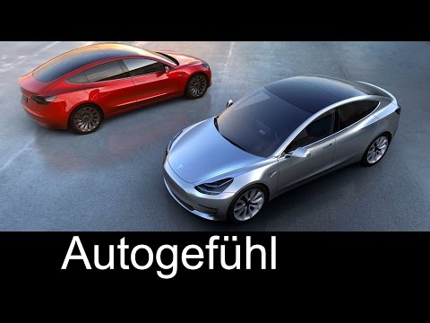 Tesla Model 3 premiere REVEAL with Elon Musk Exterior/Facts/Preview all-new neu #teslamodel3 - UCG0__4AhnoCWRH7TPO0PQyg