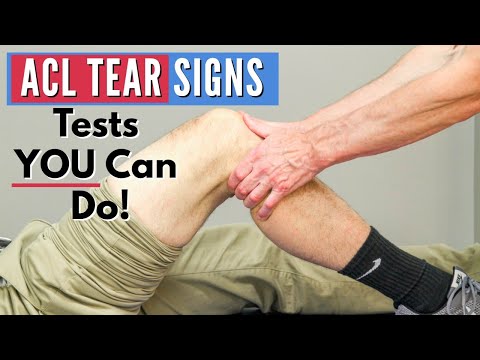 Top 3 Signs You Have an ACL tear (Tests You Can Do At Home) - UCmTe0LsfEbpkDpgrxKAWbRA