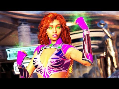 INJUSTICE 2 Starfire All Intros Dialogue Character Banter 1080p HD - UC1bwliGvJogr7cWK0nT2Eag