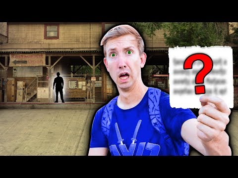ESCAPE PROJECT ZORGO Trap in ABANDONED GHOST TOWN (Found Treasure Map & Secret Note) - UCwaNuezahYT3BOjfXsne2mg