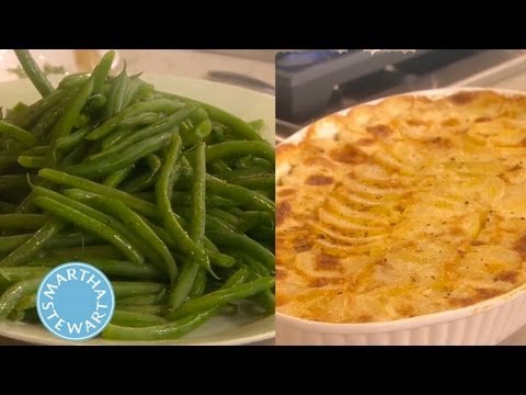 Scalloped Potatoes and Green Bean Side Dishes | Thanksgiving Recipes | Martha Stewart - UC6JBm9OAkpI6NUBV_NsLxTA